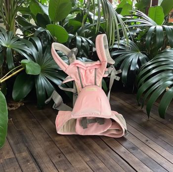 Porte-bébé ergonomique rose