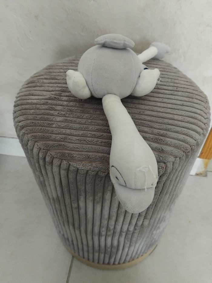 Peluche doudou cigogne - photo numéro 6