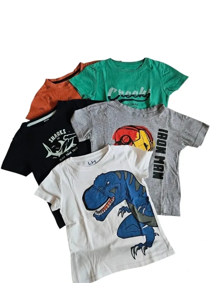Lot de 5 Tee-shirt - 3 ans - photo numéro 2