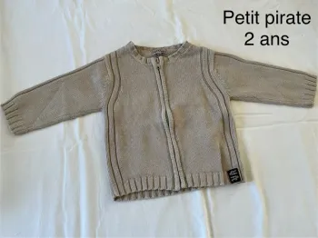 Gilet petit pirate 2 ans