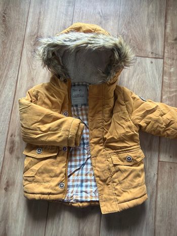 Manteau doudoune camel mes petits cailloux 24 mois