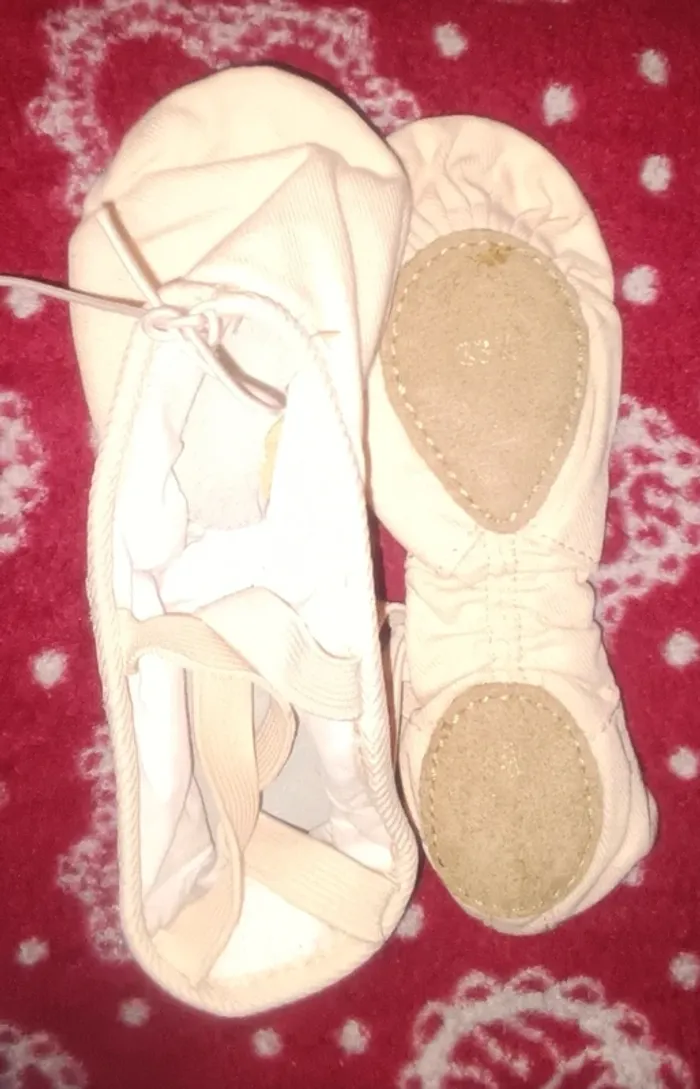 Chaussons de danse beige Merlet