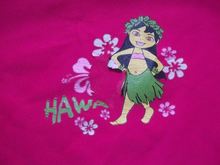 T-shirt bain rose 6 ans - photo numéro 2