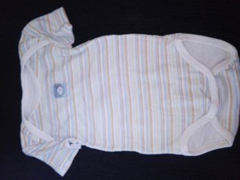 Lot 6 bodys manches courtes taille 6 mois