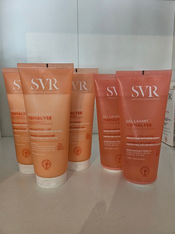 Lot baume et gel lavant svr