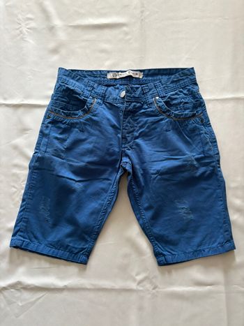 Bermuda bleu électrique - Amica Denim - L/40-W.30