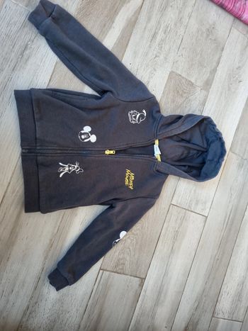 Gilet zippé mickey mouse