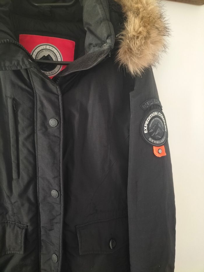 Beau manteau chaud mi-long Superdry - photo numéro 2