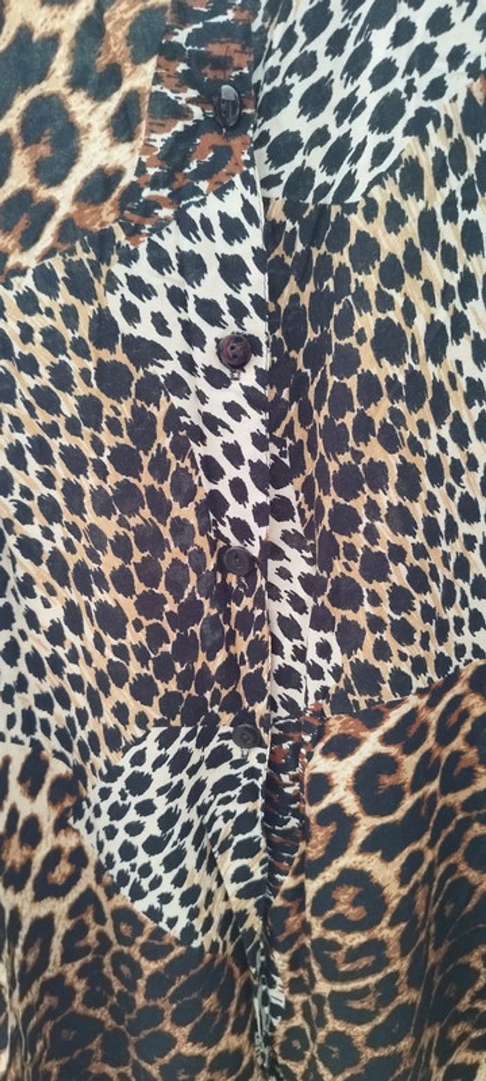 Chemisier Léopard Neuf. Taille unique. Fabriqué en France - photo numéro 6