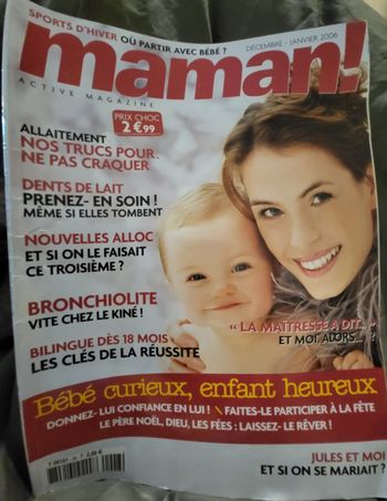 2 magazines Maman / 9 mois