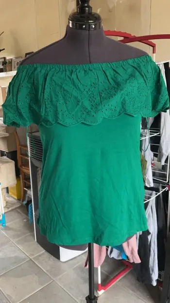 Chemise verte