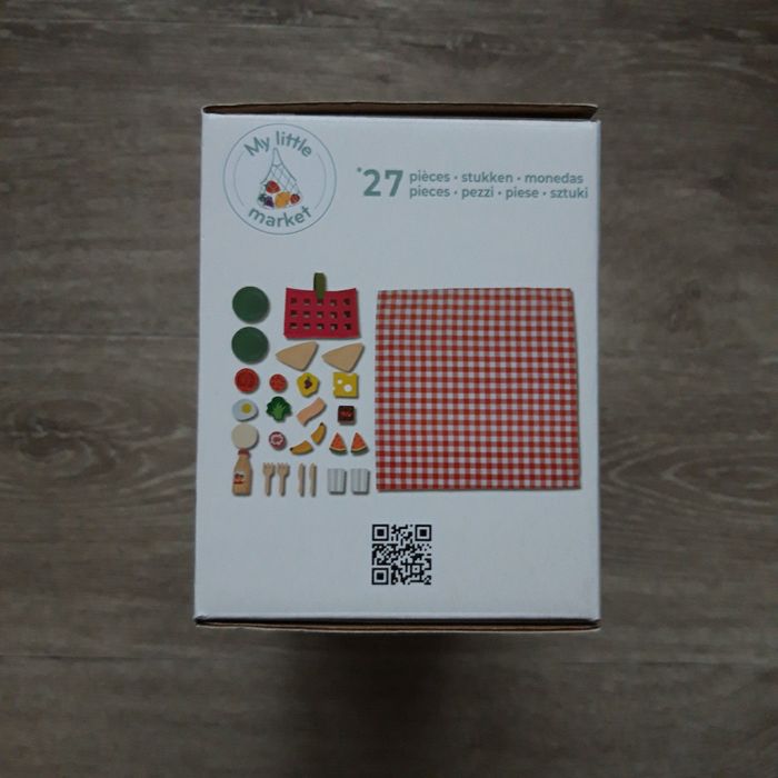 Jouet set de pique-nique en bois NEUF - photo numéro 3