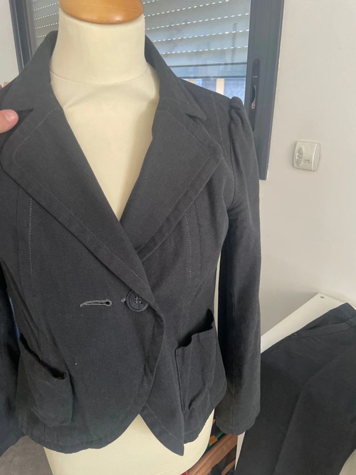 Ensemble chic Chattawak femme pantalon tailleur - photo numéro 3