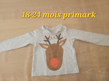 Tee-shirt manche longue Noël 18-24 mois