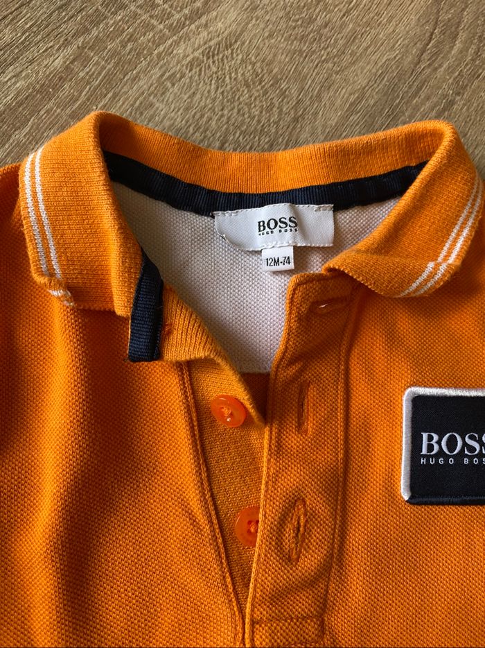 Polo manches courtes orange Hugo boss - photo numéro 2