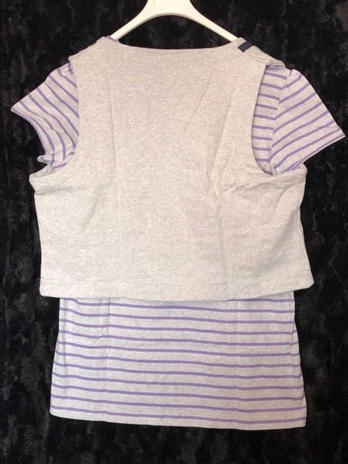 Ensemble Tee-shirt + gilet molletonné T50 - photo numéro 4