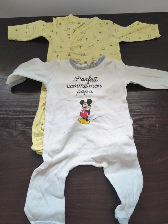 Lot 2 pyjamas coton 6mois