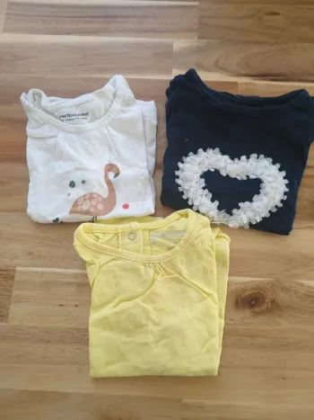 Lot 3 tee shirt 9 mois