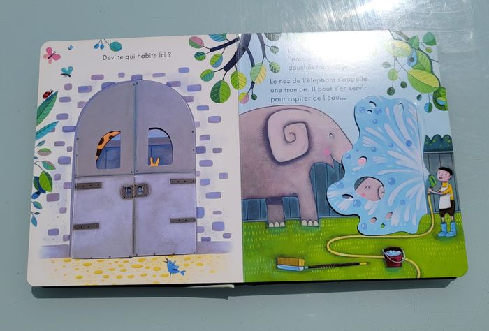 Usborne, livre collection coucou 🐅 Coucou ! Au zoo 🦁 - photo numéro 4