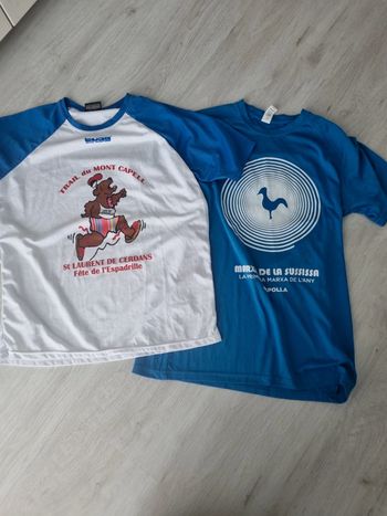 Tee-shirt course à pieds