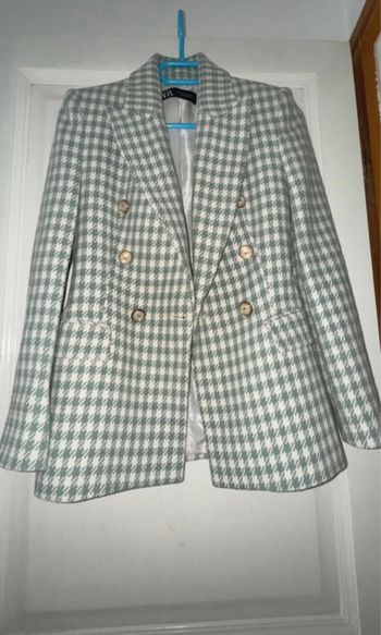 Blazer à carreaux