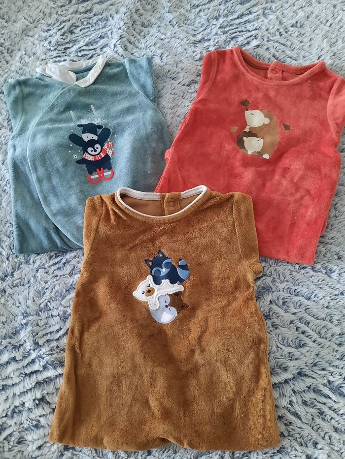 Lot de 3 pyjamas