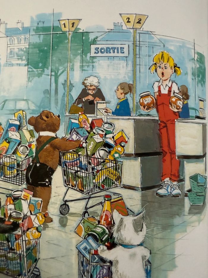 TBE - Livre édition limitée reliure rouge Caroline et Boum ermite Pierre Probst bd - photo numéro 3