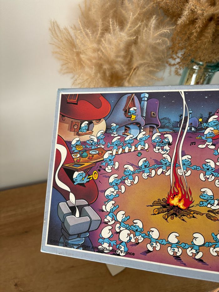 Puzzle 200 pieces schtroumpfs feu de camps - photo numéro 8