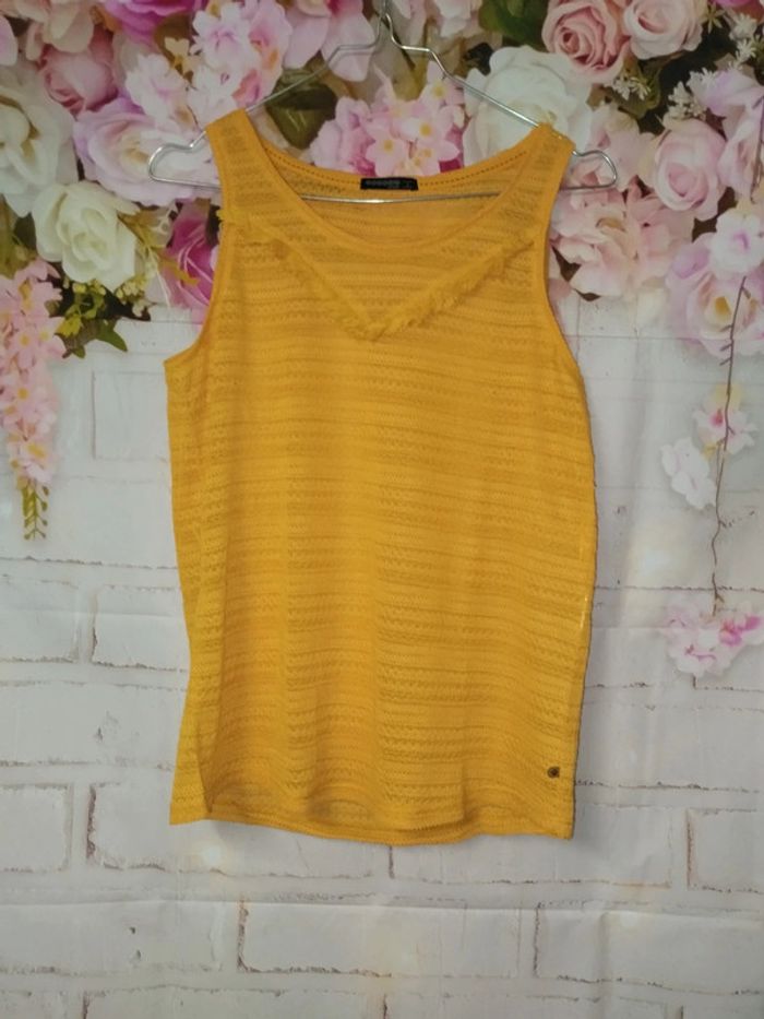 Débardeur jaune taille 36