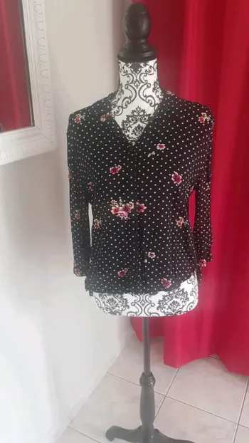 Chemise fleurie