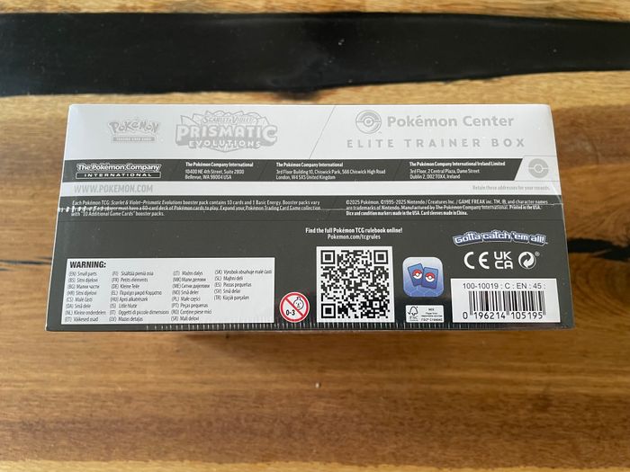 ETB Prismatic Evolutions Pokemon Center Edition ENG New Sealed / Neuf scellé - photo numéro 5