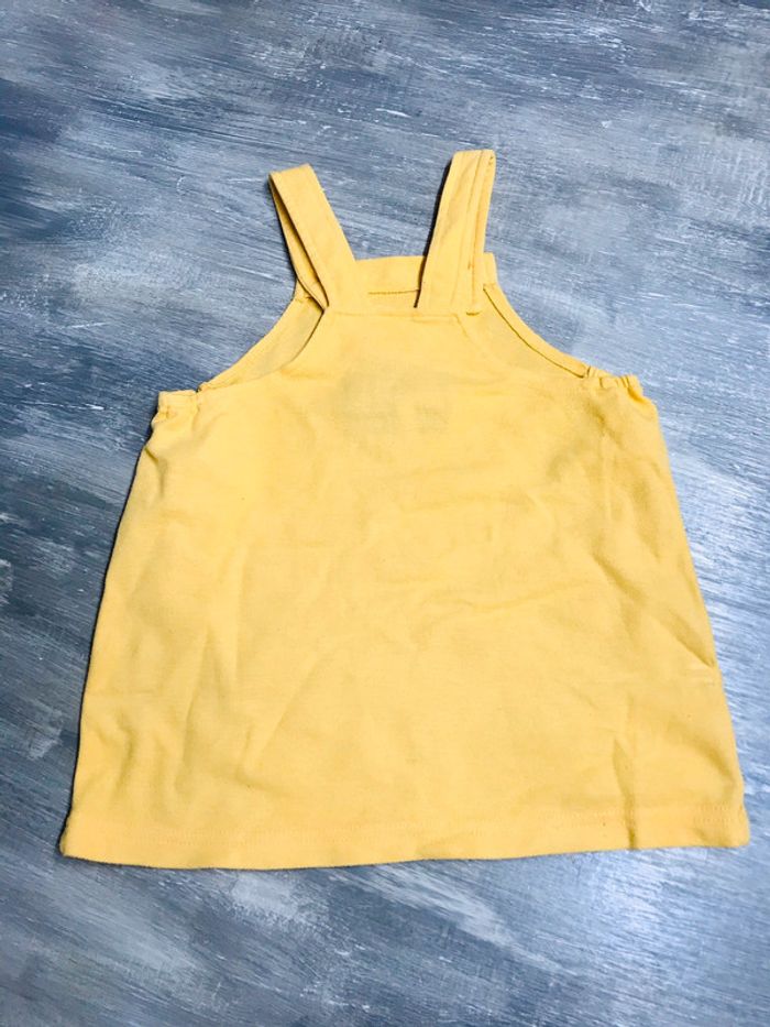 Robe à bretelles jaune - photo numéro 2