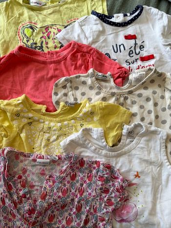 Lot t-shirt manches courtes