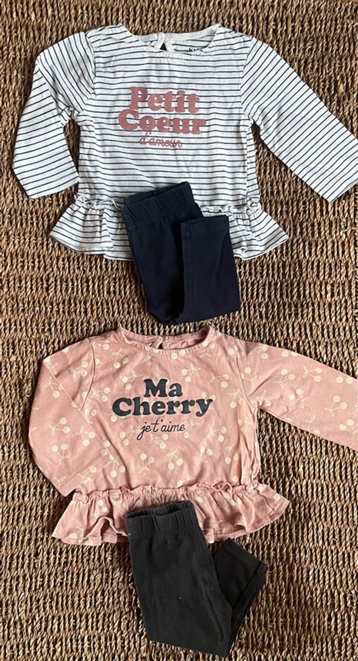 2 ensembles 2 pièces Kiabi twins