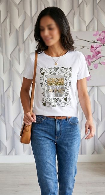 T-shirt bluoltre neuf taille L/XL 