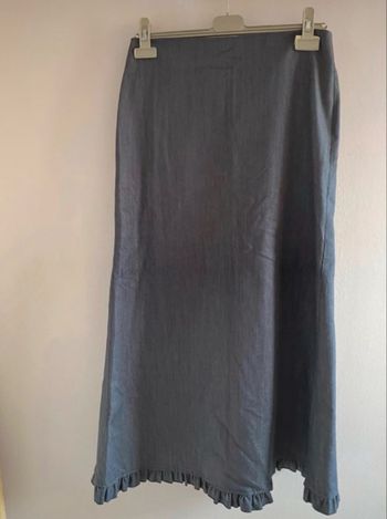 Jupe longue, jean Étam, T4