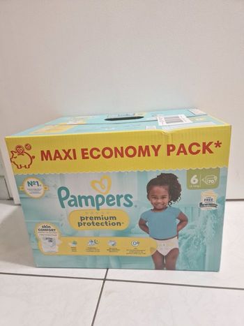 70 couches taille 6 pampers