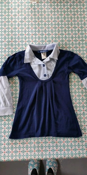 T-shirt effet superposition 8 ans