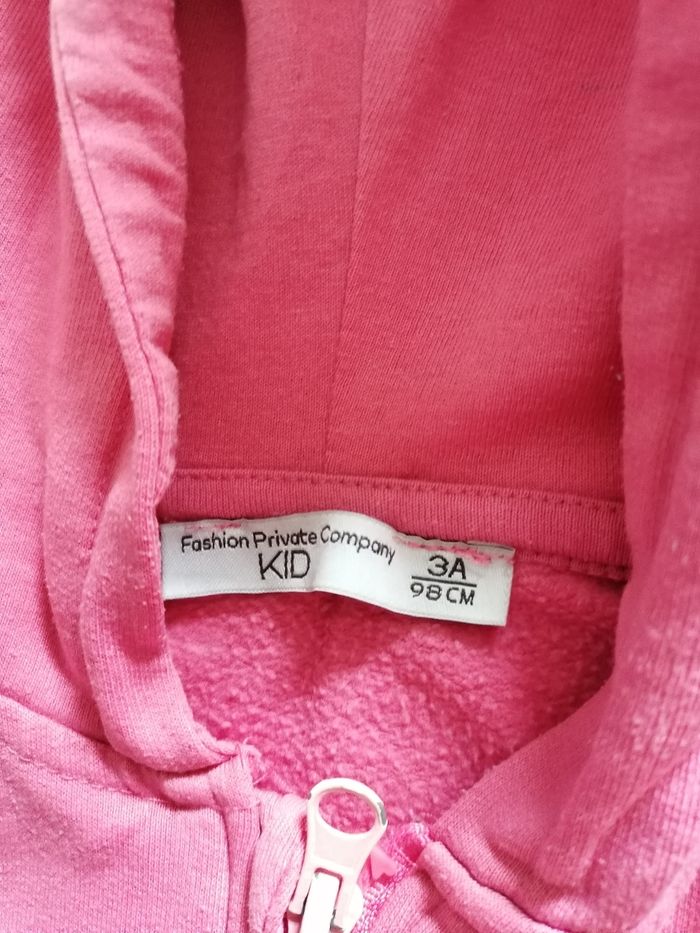 Gilet rose taille 3 ans - photo numéro 4