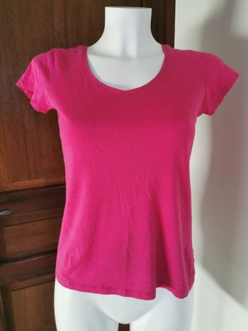 T-shirt rose fuschia Kiabi