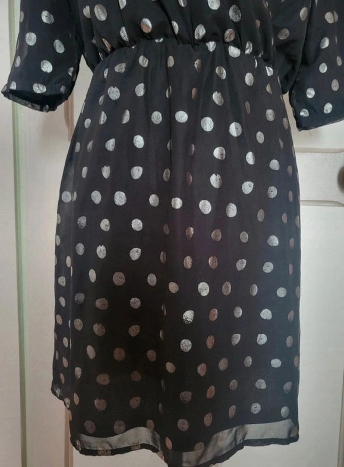 Robe à pois argentés - photo numéro 3