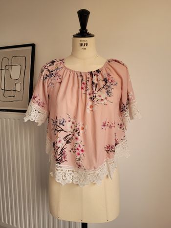 Haut fleuri XS/S