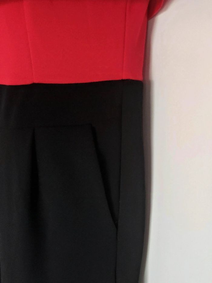 Combinaison pantalon noir volant rouge 🇮🇹 36/S à 40/L - photo numéro 13