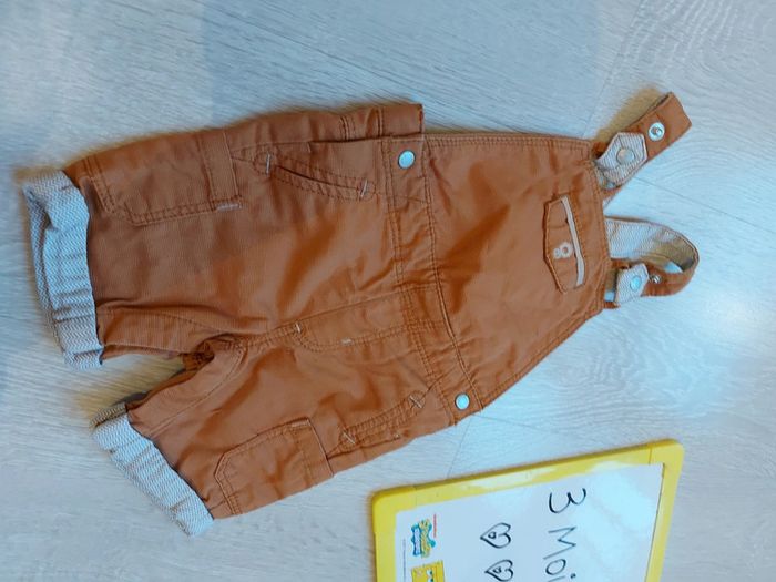 Jolie salopette short obaibi garçon 3 mois - photo numéro 2