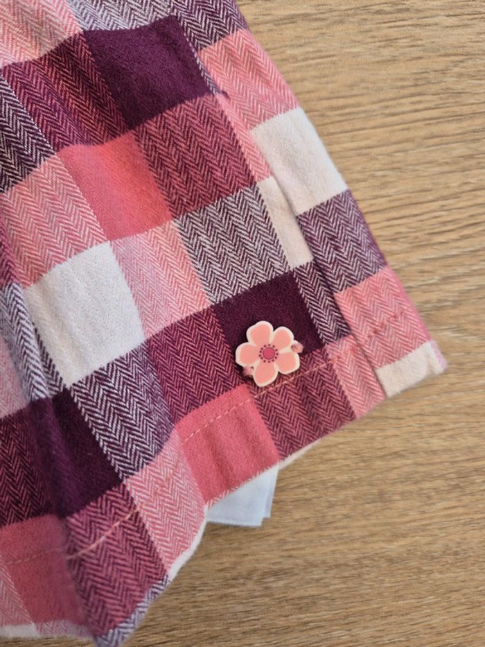 Jupe culotte short à carreaux - photo numéro 3