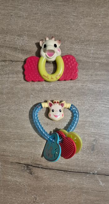 Lot hochets anneaux de dentition 