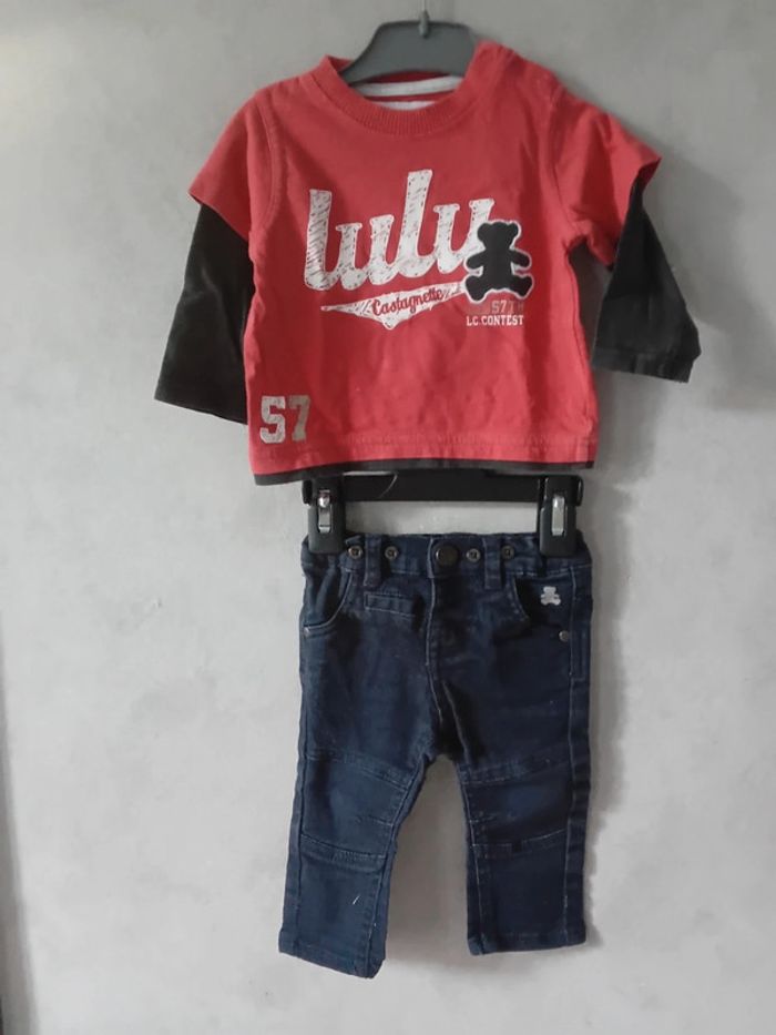 Ensemble lulu castagnettes 3 mois