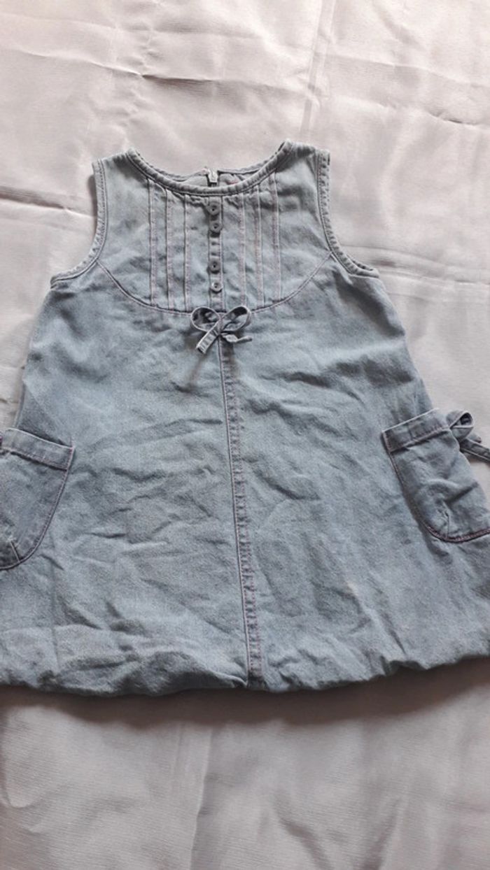 Robe boule en jean clair 18 mois