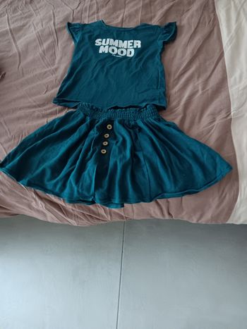 Jupe fille +tee-shirt