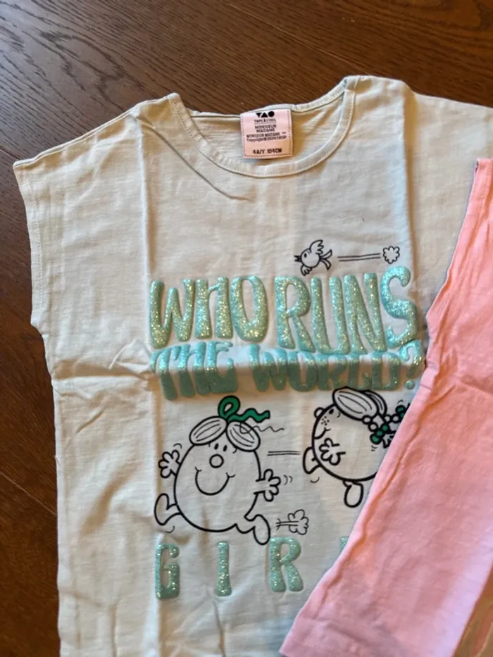 Lot de 2 t shirt fille - photo numéro 3
